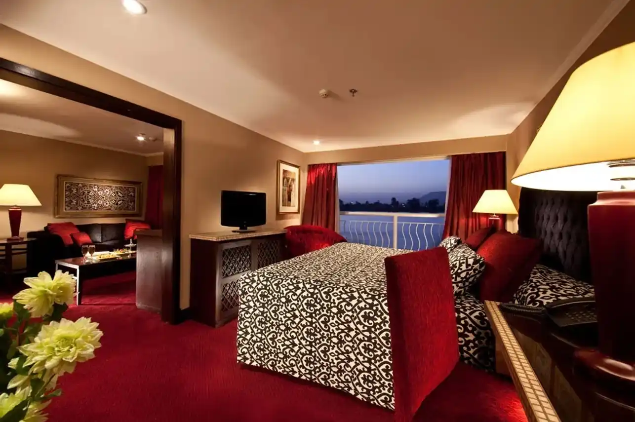 Cabin aboard the Steigenberger Minerva Nile Cruise Nile cruise